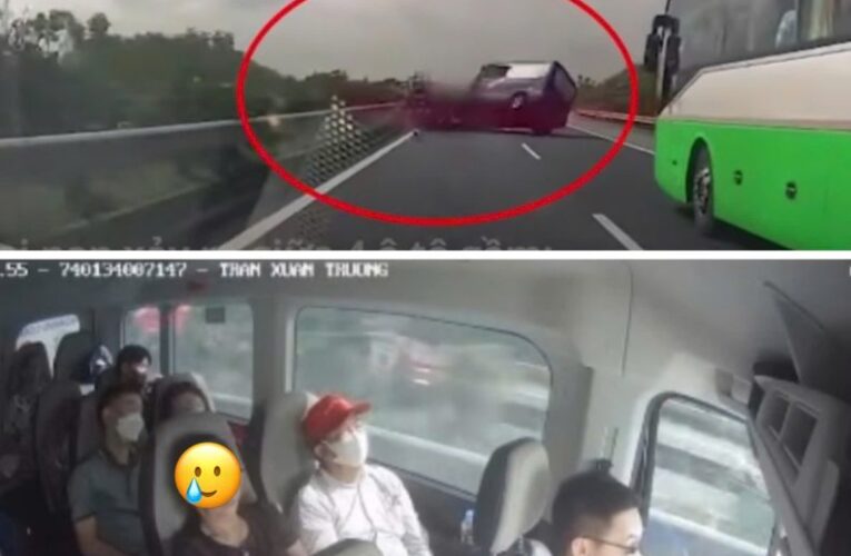 [VIDEO] Cam trên xe 16 chỗ và khoảnh khắc 4 xe ô tô tông liên hoàn