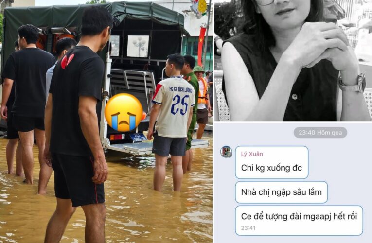 [VD] Thương xót Nữ hiệu trưởng không may bị nước lũ cuốn không qua khỏi tại Thái Nguyên
