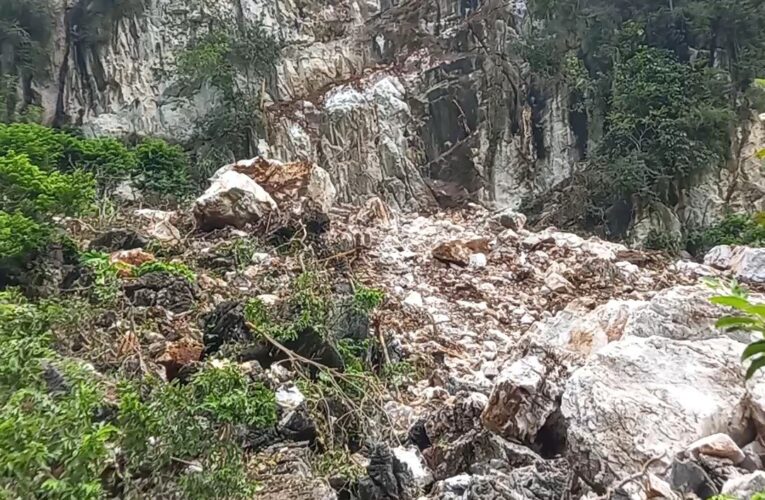 [VIDEO] Sạt lở núi đá tại Cai Kinh, Hữu Lũng, Lạng Sơn