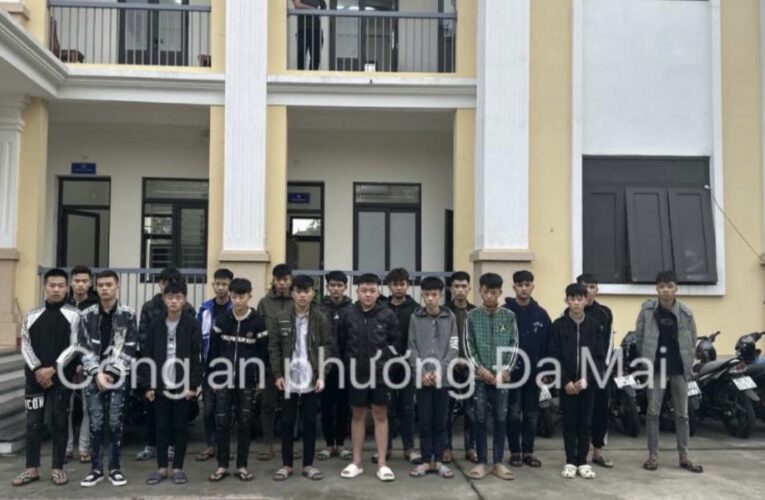 Công an phường Đa Mai phối hợp điều tra, xử lý nhóm đối tượng gây rối trật tự công cộng trên địa bàn